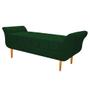 Imagem de Kit Cabeceira Lady e Recamier Ari 140 cm Casal Suede Verde - ADJ Decor