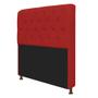 Imagem de Kit Cabeceira Lady e Recamier Félix 160 cm Queen Size Corano Vermelho - ADJ Decor
