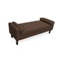 Imagem de Kit Cabeceira Mirage + Calçadeira Baú Felix Casal 140cm Suede - Renascer Decor