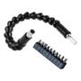 Imagem de Kit Cabo Extensor Flexivel 11 Pcs Para Parafusadeira
