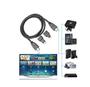 Imagem de Kit Cabo Hdmi 3 Em 1 Hdmi Mini Hdmi Micro 1.8m Full 1080p