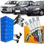 Imagem de Kit Cabo + Jogo Velas Corsa Celta Prisma Classic 1.0 8v Flex