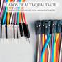 Imagem de Kit Cabo Jumper Mxm + Mxf + Fxf 120 Unidades 20cm Arduino