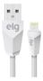 Imagem de Kit Cabos BRANCO Lightning - cabo 1 e 2 mts ELG - CMB812WH