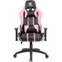 Imagem de Kit Cadeira Gamer Fortrek Encosto Reclinável Até 155 Graus C/ Almofada  Ergonômica Lombar e Pescoço Rosa + Mousepad Speed Cor Rosa