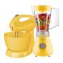 Kit Cadence Colors Amarelo - Liquidificador e Batedeira Imagem de Kit Cadence Colors Amarelo - Liquidificador e Batedeira