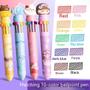 Imagem de Kit Caderno com Squishy com Caneta 10 cores Capa acolchoada