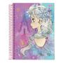 Imagem de Kit Caderno Frozen Arame 200 Folhas Capa Dura Com 40 Itens