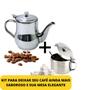Imagem de Kit Café Da Manhã Com Bule Inox 280ml + Açucareiro Com Colher Inox Elegante Cozinha Para Café Chá E