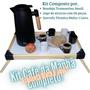 Imagem de Kit Café da Manhã Garrafa Térmica na Bandeja Tramontina com Xícaras Cr