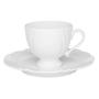 Imagem de Kit Café Jogo Lanche Soleil White Oxford Porcelana 24 Peças