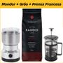 Imagem de Kit Cafeteira Prensa + Moedor de Grãos + Café em Grão Baggio