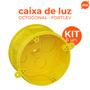 Imagem de Kit caixa de luz octogonal fortlev - 6 unidades