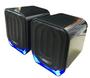Imagem de Kit Caixa de Som 12W RMS Led Azul e Mouse Ergonomico 6 Botões 4800 Dpi Led RGB Combo Gamer Knup