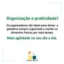 Imagem de Kit Caixa Organizadora 3un Mini + 3un Pequena Frutas Verduras Ordene