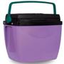 Imagem de Kit Caixa Termica Cooler Roxo 26 L + Cadeira de Praia 6 Posicoes Sunny Roxa