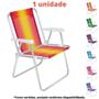 Imagem de Kit Caixa Termica Lilas / Roxa Cooler Pequeno 6 L / 8 Latas + Cadeira de Praia Aluminio  Mor 