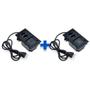 Imagem de Kit Caixas De Tomadas 4 Blocos 2 Tom 10A 2USB (1 TipoC) 2USB