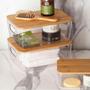 Kit Caixas Organizadoras Acrilico e Tampa Bambu Porta Objetos 8 UN - CASAVITA Imagem de Kit Caixas Organizadoras Acrilico e Tampa Bambu Porta Objetos 8 UN