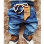 Imagem de kit calça jogger bebe infantil menino com elastano Tam 0 A 4 meses