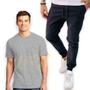 Imagem de Kit Calça Jogger + Camiseta Camisa Casual Look Style Masculina 168