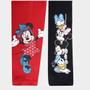Imagem de Kit Calça Legging Infantil Disney Minnie Mouse Menina - 2 Peças