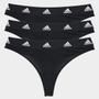 Imagem de Kit Calcinha Adidas Fio Dental 3 Peças
