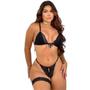 Imagem de Kit Calcinha E Sutiã Lingerie Feminino De Renda Night Luxo Langerie Moda Íntima