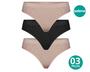 Imagem de Kit calcinhas sem costura lingerie feminina qualidade-top