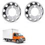 Imagem de Kit Calotas Iveco Daily 70c17 Aço Crom. Dianteiras A17,5