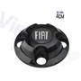 Imagem de Kit Calotinha centro de roda Ferro Fiat Strada Aro 13 14 15 4x100 Preto