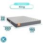 Imagem de Kit Cama Box Bau + Cabeceira + Colchão King D23 - Pro - Inducol