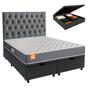 Imagem de Kit Cama Box Bau + Cabeceira + Colchão King D23 - Pro - Inducol