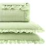 Imagem de Kit cama casal delicato romance color - verde