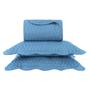 Imagem de Kit cama  matelasse king - dante azul