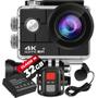 Imagem de KIT Câmera De Ação H9RS 4K + Cartão 32GB + Bateria Extra Microfone Externo Estabilizador EIS Controle WiFi Sport