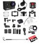 Imagem de KIT Câmera De Ação H9RS 4K Microfone Externo Estabilizador EIS Controle WiFi Sport Moto + Bastão + 32GB
