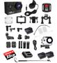 Imagem de Kit Câmera De Ação H9RS 4K Microfone Externo Estabilizador EIS Sport + 02 Baterias+ Carregador+ Bastão+32GB