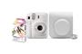 Imagem de Kit Câmera Fujifilm Instax Mini 12 Branca + Pack 10 filmes Macaron + Bolsa Branco Marfim