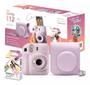 Imagem de Kit Câmera Instax Mini 12 com pack 10 fotos e Bolsa Lilas