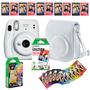 Imagem de Kit Câmera Polaroid Instax Mini 11 Fujifilm + 10 Filmes tradicional + 10 filmes Rainbow + Bolsa