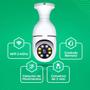 Imagem de Kit Câmeras de Segurança WiFi 360º com Visão Noturna, Sensor de Movimento e LED  Proteção Completa para Sua Casa