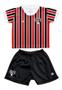 Imagem de Kit Camisa São Paulo Bebê Com Shorts Uniforme 2 Torcida Baby