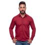 Imagem de Kit Camisa Social Masculina Manga Longa Slim 2 Cores Iguais