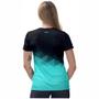 Imagem de Kit Camiseta Academia Feminina UV 50 Regata Cavada Top Cropped Fitness Corrida Treino Caminhada