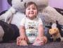 Imagem de Kit Camiseta Body do Bebe Dia dos Pais Papai Frase Branca