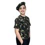 Imagem de Kit Camiseta Camuflada Infantil + Boina