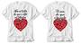 Imagem de Kit camiseta dia dos namorados coração amor blusas casal