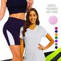 Imagem de KIT Camiseta DRY FIT POLIAMIDA MALHA FRIA  + SHORT Leg Legging REDINHA Suplex Conjunto Fitness 543