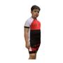 Imagem de Kit Camiseta E Bermuda Ciclista Ciclismo Mtb Bike Infantil Vermelho